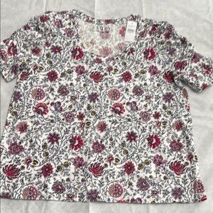Loft Floral Print Women's Top Brand New W/Tags